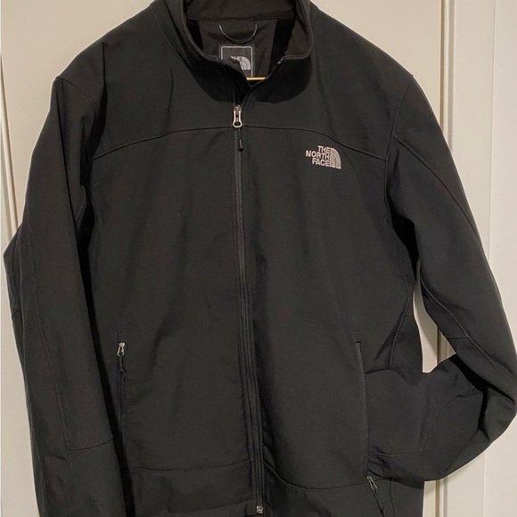 The North Face Men's Classic Black Fleece Lined Soft Shell Jacket XL - Picture 1 of 9
